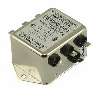PE4000 3 Phase 4 Line Compact EMC/EMI Filter 