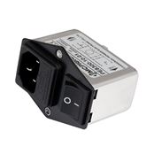 PE8300 / IEC 8400 Filtro con el sostenedor del fusible y el interruptor